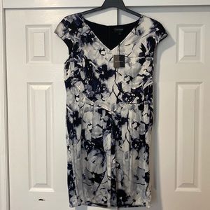 St. John cap sleeve cocktail dress